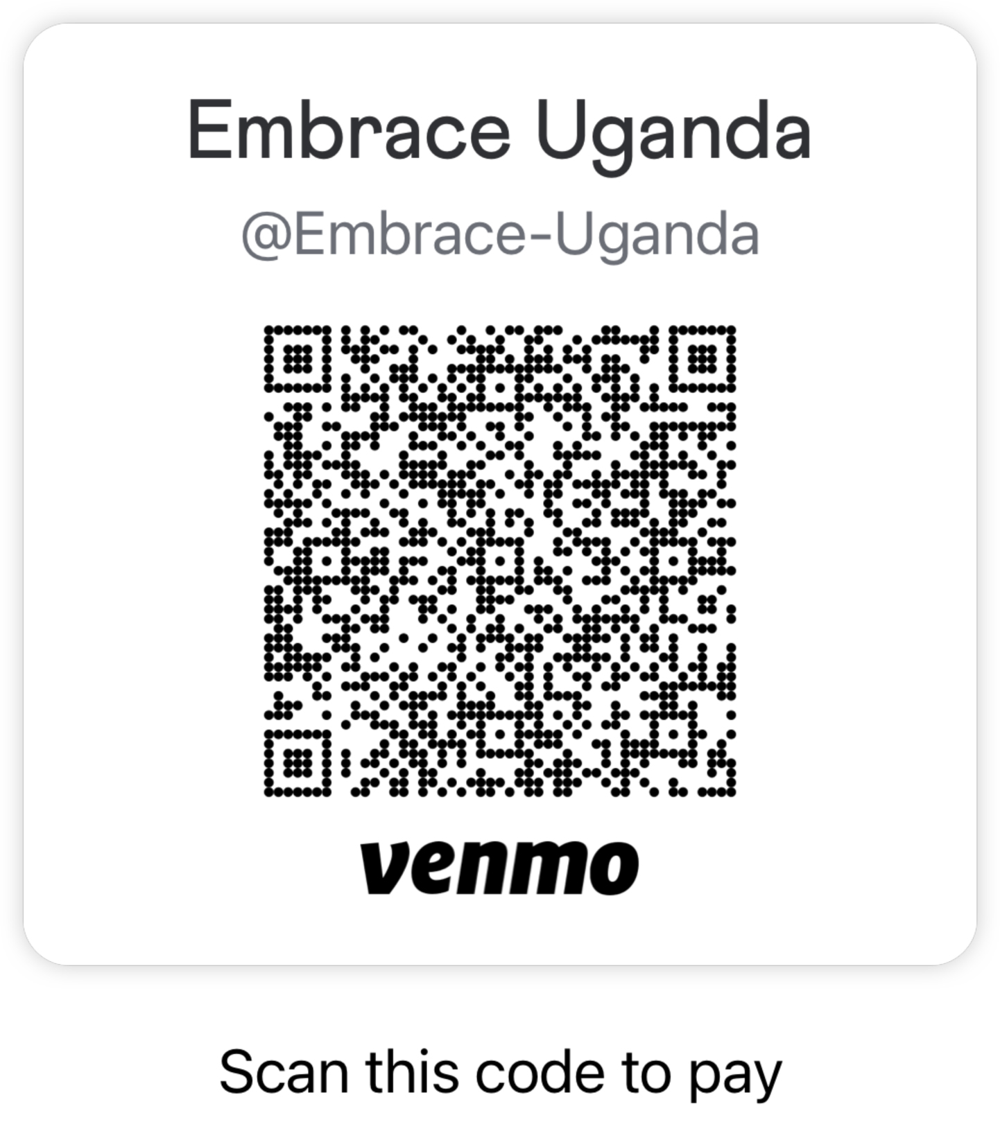 Venmo QR Code